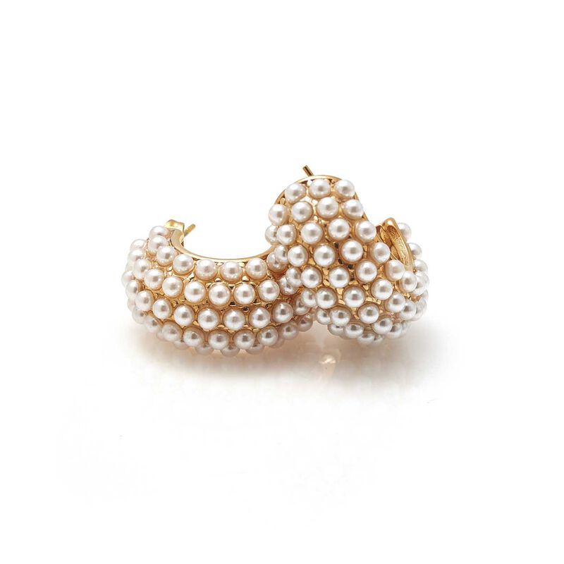 Silk & Steel Hera Hoop Earrings image number 1
